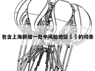 包含上海新增一处中风险地区㊙️的词条